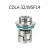 CDL/CDMF合金机械密封 不锈钢立式多级泵轴封机封水封 CDLA-32/WSF14原机原装刻字