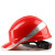 代尔塔 安全帽带荧光条电力绝缘工地头盔ABS材质绝缘1KV到1.5KV 102018 蓝色