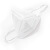 批发一次性立体五层防护白色成人独立包装KN95型口罩一件 黑色 10只独立装