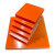 根苗 橘红色电木板加工绝缘板耐高温胶木板红色电工板黑色加工定制 1米*2米*3mm