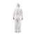 康科健无菌洁净服AP5生物制药实验室无菌室人体防护连体防护服隔离衣 四连体白色 5XL 
