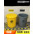 垃圾桶圆形污物桶黄色加厚废弃物塑料桶有盖无盖大号商用 120L圆形医疗垃圾桶（有盖） 加厚款