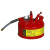 西斯贝尔（SYSBEL） 金属安全罐 SCAN003R II型（2.5加仑)红色 1个装 红色 4天