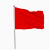 仕密达(SHIMIDA) 彩旗 800*1000mm绸红色四角旗 定制 不锈钢杆 单位:套