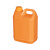 兰诗（LAUTEE）DA2202 加厚塑料桶酒桶带盖方桶香精包装桶多规格塑料壶 4L（半透明）新款2个装