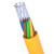 乐威达（LEWEIDA）48芯单模室内光缆光纤线 2000米 9/125 GJFJV低烟无卤束状软光缆阻燃芳纶 LWD-GJFJV-48B1