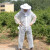 适用防蜂服连体防蜂衣养蜂帽透气型防蜜蜂蜂衣养蜂工具全套 连体衣XL码 173-178 单件蜂服