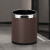 垃圾桶客厅轻奢厨房卧室商用圾圾网红卫生间大容量办公室酒店 咖啡色桶