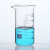 高硼硅刻度玻璃高型烧杯实验器材 LG高型玻璃烧杯150ml(4个)