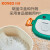 日康（rikang）宝宝辅食碗婴幼儿专用注水保温碗不锈钢防摔防烫分格儿童餐盘 RK-C1016绿
