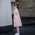 康曼朵6-14岁的女童连衣裙2024夏季新款童装洋气棉印花透气儿童裙子薄款 粉底黄色心 120cm