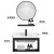溪涧亭挂墙式洗手盆柜组合卫生间陶瓷洗脸盆家用小户型洗漱台池一体阳台 40型43x35cm+下水