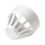 联塑（LESSO）透气帽PVC-U排水配件白色 dn75