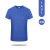耀王 夏季圆领速干短袖工作服透气舒适t恤企业团建活动衫定制 宝蓝色 XL 