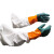驻季喷砂手套 喷砂机专用原装款皮布合成手套 打砂机配件透气舒适耐磨 右手单只