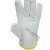 羊皮二层电焊手套耐磨防烫隔热柔软透气耐用的防护劳保短款手套 白色 一只左手