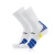 维克利奥VICLEO 儿童足球袜中筒青少年毛巾底防滑专业跑步运动训练袜子V621364 白色 S码