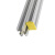 美棠 SP-ZXJ-L-DX系列铝合金走线架 整根1/2/3/4米 可零切 1米价20米起售 银白色 738mm宽