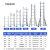 迪万奈特 小巨人伸缩梯子铝合金多功能便携折叠工程梯多用途伸缩人字梯 6步小巨人