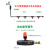 除尘雾化喷头园艺浇水屋顶降温大棚喷灌工地围挡喷淋 5米92F12管+5个桔色喷头套餐 20管60米+60个铜喷头套餐