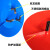户外立式道水泵电防水罩PP材质 水泵防雨防晒罩水泵帽防护盖 红色大号（整箱30个）一箱价格 含底脚螺丝
