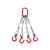 梅派 涂油钢丝绳吊索具起重插编钢丝绳组合吊具 15MM（2T5M）默认压制涂油 一根价