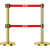 守卫神 隔离带伸缩带 不锈钢围栏 一米线栏杆 警戒线护栏 单根 钛金 双层3米