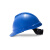 梅思安ABS豪华型有孔安全帽超爱戴帽衬针织布吸汗带四点式下颏带蓝色1顶