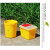利器盒黄色废物医院用针头圆形锐器盒一次性小垃圾桶诊所 圆形3L（100个）