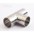 卫生级焊接三通304不锈钢等径T型管接头内外抛光镜面管件 304φ45*1.5