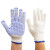 爱帝尔 点塑手套 加厚耐磨涂胶手套防滑点胶（600g）60双装
