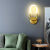 现代简约LED过道楼梯间壁灯创意个性背景墙壁灯客厅卧室床头壁灯 B款椭圆形-暖光