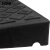 安赛瑞 路沿坡 塑料台阶垫斜坡垫 便携式马路牙子上坡垫门槛垫 黑色高12cm 25639