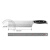 片鸭刀片皮烤鸭师专用刀V金日本进口VG10夹钢锋利 银色 60°以上 19.6cm 127mm