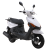 银钢侠踏板车摩托车整车可上牌125摩托车燃油代步男士女士通用国四电喷巧格二代YG125T-18 白色