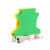 黄绿接地端子USLKG2.5-5-6-10-16PE卡导轨地线端子UK2.5JD5N6N10N USLKG16(50个)