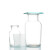 毛玻片 单双面毛玻片集气瓶用玻片实验器材磨砂 7cm单面磨砂毛玻璃10片