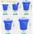 大号垃圾桶户外塑料环保酒店餐厨工业商用圆形带盖大容量收 50升+盖(白色)偏小