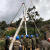 铝合金立杆机电力扒杆三角架人字抱杆三脚巴杆配件 立电杆8到15米 立10米杆三角架100*5