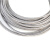 海斯迪克 HKCL-710 304不锈钢包塑钢丝绳PVC透明包胶涂塑绳 （7×19结构）10mm/12mm 