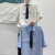 NASA GISS2023学院风夏短袖衬衫班服高中生夏季dk制服衬衣男女毕业典礼套装 白色衬衫[单件] 2XL