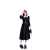 蕉京矮个子微胖女生适合穿的裙子小香风梨形身材连衣裙大码胖mm遮肚子 黑色 m 建议85至100斤