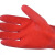 群生天然乳胶双色手套加长加厚橡胶家务防水超长耐油防污手套 红黄(群生双色(20双) S