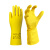 Ansell 安思尔 Universal Plus 87-650天然橡胶手套*1袋 12副/袋 黄色 8码