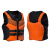 南鑫 大浮力救生衣 橙色 L码成人标准款 防汛水上救援便携式免充气大浮力救生衣 单件装