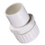 联塑（LESSO）波纹管转换接头PVC电工套管配件白色 Φ20