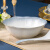 颜来景德镇骨瓷餐具家用汤碗大号北欧风陶瓷碗金边轻奢异形碗组合 渐变灰9莲花碗一个