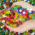 水珠弹1万颗粒每包泡大珠水培植物珠子水培珠水晶宝宝吸水球弹珠 黑色 1包(1万颗)