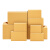 适配纸箱打包箱子 邮政纸盒超硬加厚特硬快递搬家厚纸板 3号-(43 5层