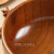 玘瑄木碗日式小大号儿童家用加厚手工饭碗复古实木碗餐具套装 褐色 碗筷五件套